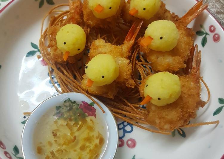 Recipe: Delicious กุ้งทอดจิ๊บๆ