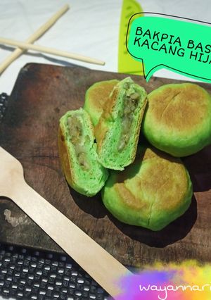 Foto resep Bakpia Basah Pandan (takaran sendok)