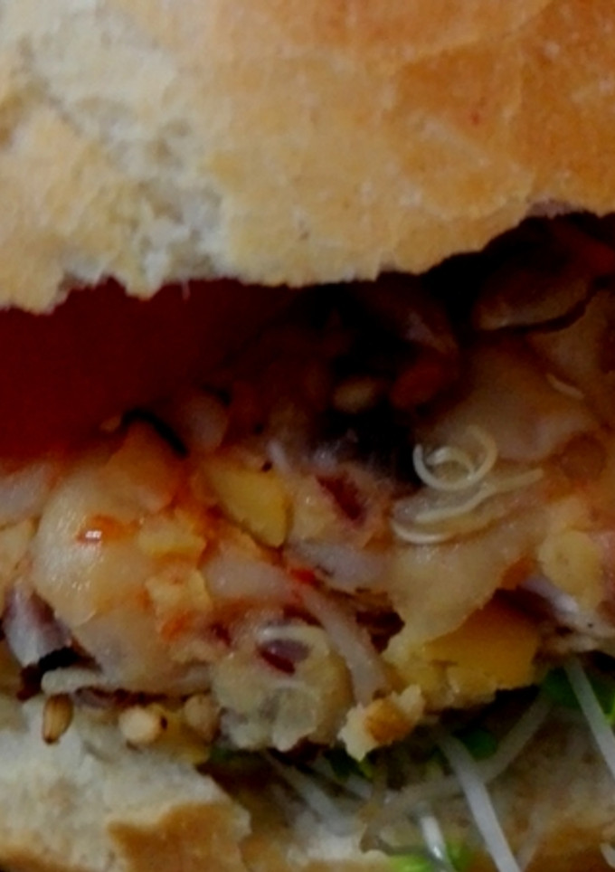 Una foto de Hamburguesas de garbanzos y quinoa