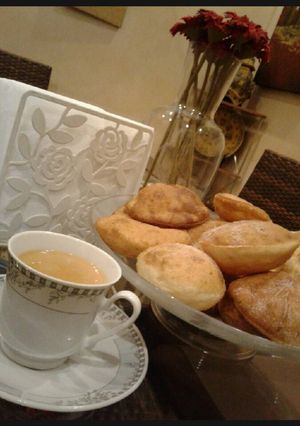 صورة لوصفة فطاير بالحليب والسكر