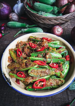 Gambar Terung telunjuk goreng pedas
