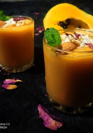 A picture of Papaya Smoothie.