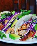 Tacos de carnitas de puerco