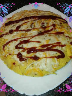Una foto de Pizza especial con pan de molde en la olla GM g