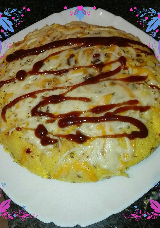 Una foto de Pizza especial con pan de molde en la olla GM g