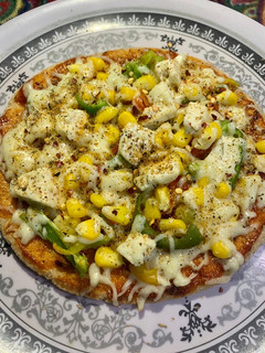 A picture of Whole wheat flour pizza.