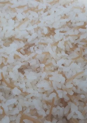 صورة لوصفة رز بالشعيرية