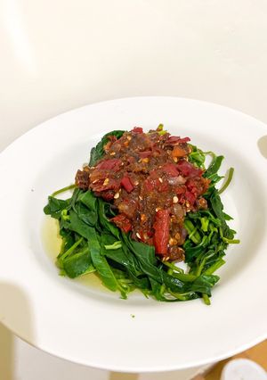 Foto resep Brambang Asem Kangkung