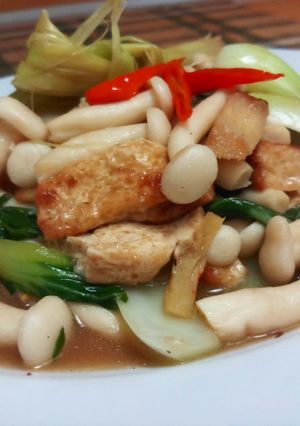 Foto resep Tumis Jamur, Pai Chai dan Tahu