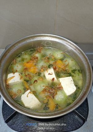 Foto resep Sup Oyong Wortel Tahu