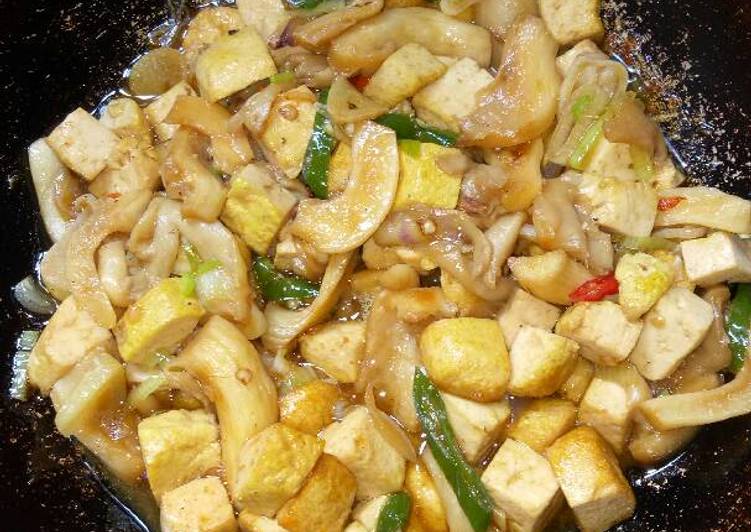 Resep Tumis Tahu dan Jamur Tiram yang Enak Banget