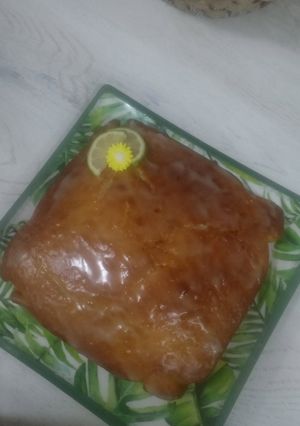 صورة لوصفة كيك بالليمون 🍋🍰