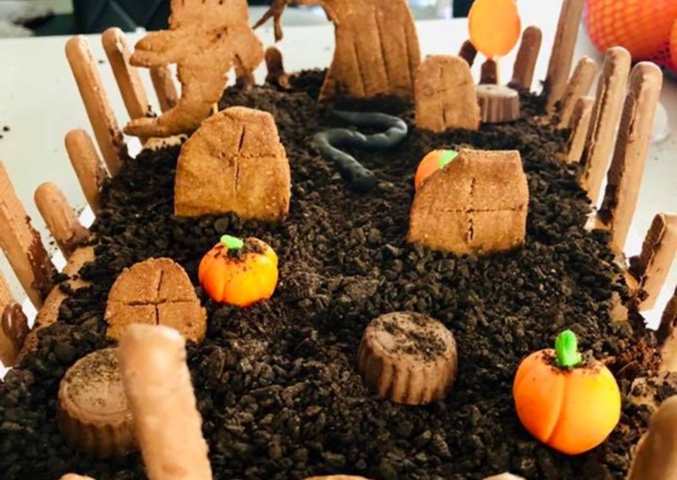 Cimetière effrayant