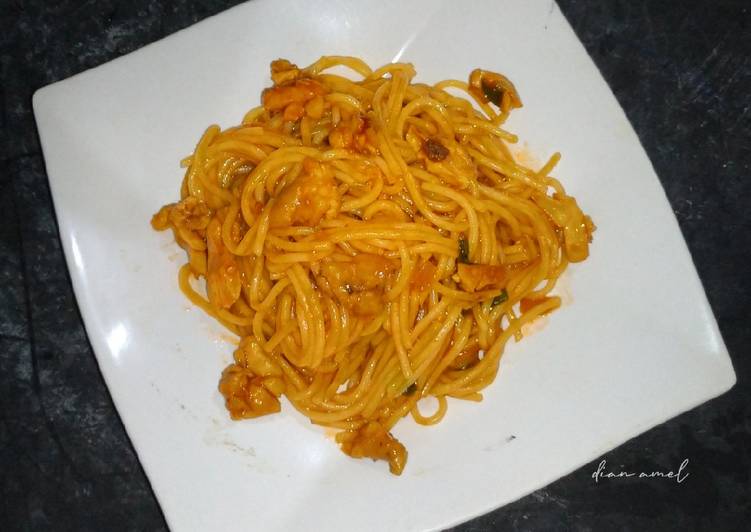 makanan Spaghetti Lafonte Aldente yang bikin betah