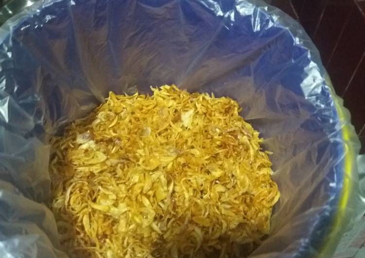 Bawang goreng krispi anti lembek