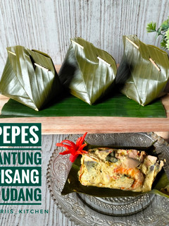 Foto resep Pepes Jantung Pisang Udang