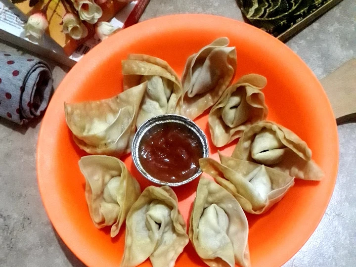 Cara Mudah Menyiapkan Resep  Pangsit goreng kriuk yang Menggugah Selera, Sempurna