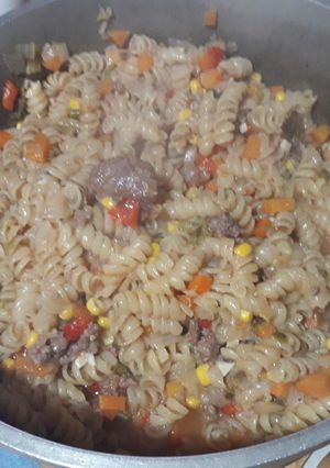 Una foto de Guisito de fideos económico