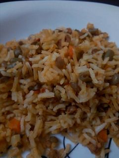 عکسی از دستور استانبولی (لوبیا پلو)