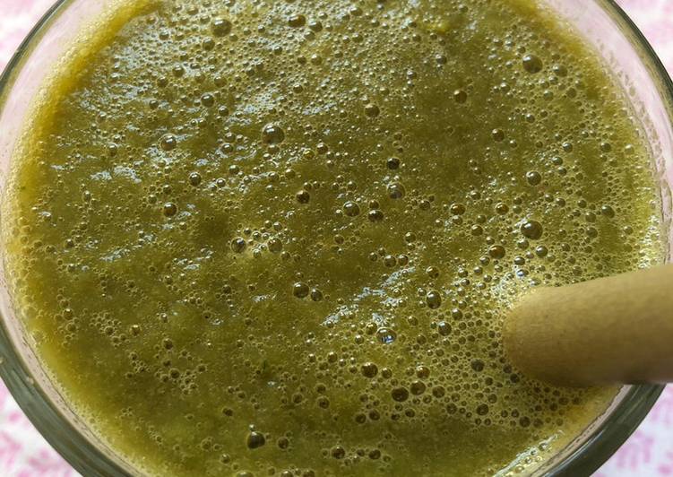 Steps to Make Favorite Celery and lettuce juice - vegan