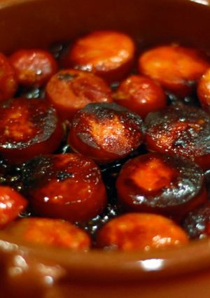 Una foto de Choricitos a la cerveza