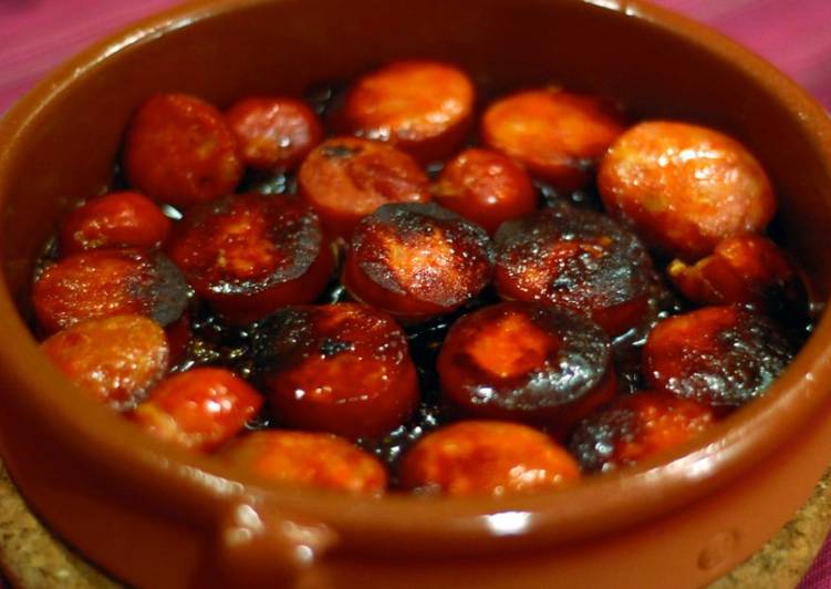 Choricitos a la cerveza