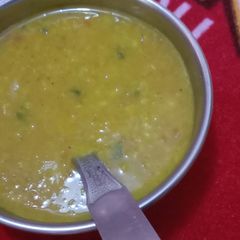 A picture of Yellow Moong dal.