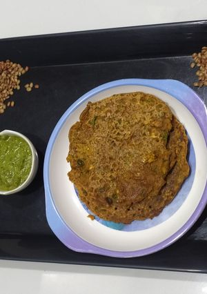 A picture of Horse gram pudla.