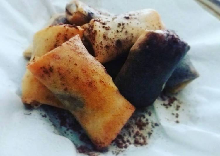 Pisang aroma coklat keju mini