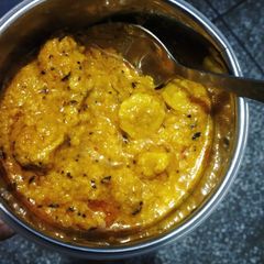 A picture of Gatte ki sabji.