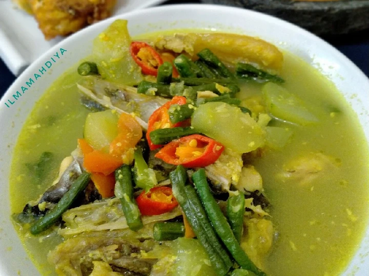 Cara Gampang Membikin Resep 55. Gangan Asam Banjar Kepala Patin yang Lezat Anti Ribet, Mantap Sekali