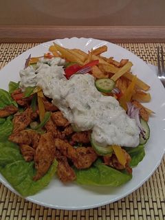Gyros Erika módra 🥗 recept fotója