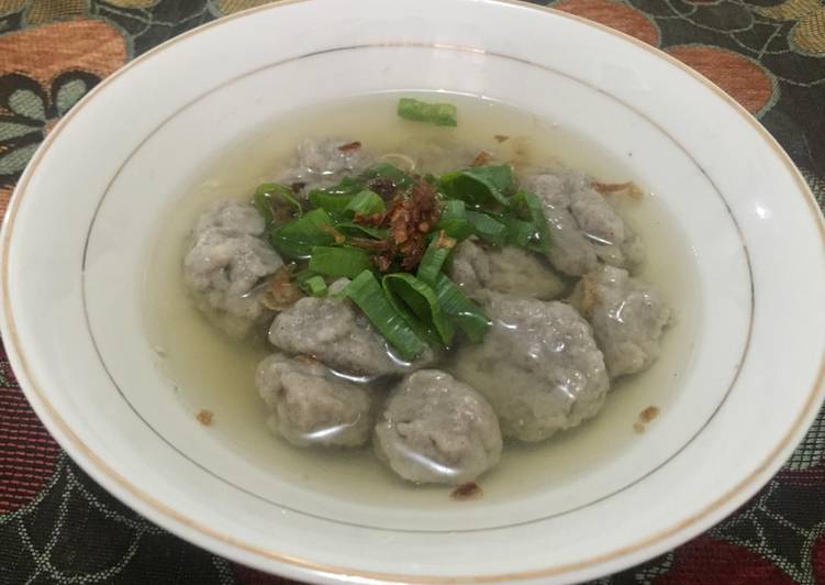 Bakso ikan tenggiri pemula maknyoss