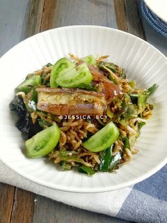 Foto resep Terong teri sambal hijau