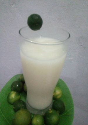 Foto resep Es susu jeruk limau segerrr
