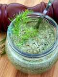 Pesto di barba di finocchio