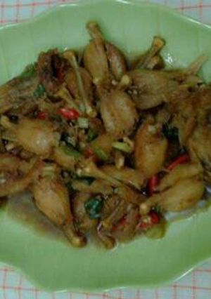 Foto resep Kodok (Swike) Goreng Saus Tiram ala me.. 😊
