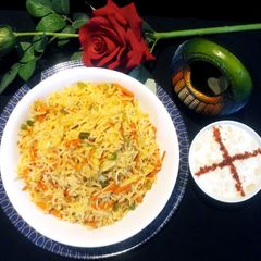 Schezwan Fried Rice A picture of Schezwan Fried Rice.