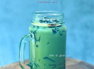 Gambar Teh Hijau Jelly Cincau