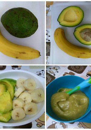 Foto resep Mpasi 7bulan~Banana&Avocado Smoothies