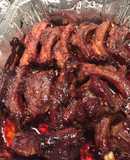 Costillas de cerdo en salsa Hoisin