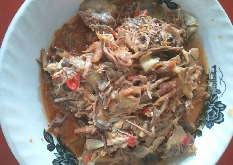 Resep Tumis jantung pisang gurih yang Enak