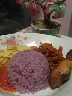 Foto resep Nasi uduk ubi ungu