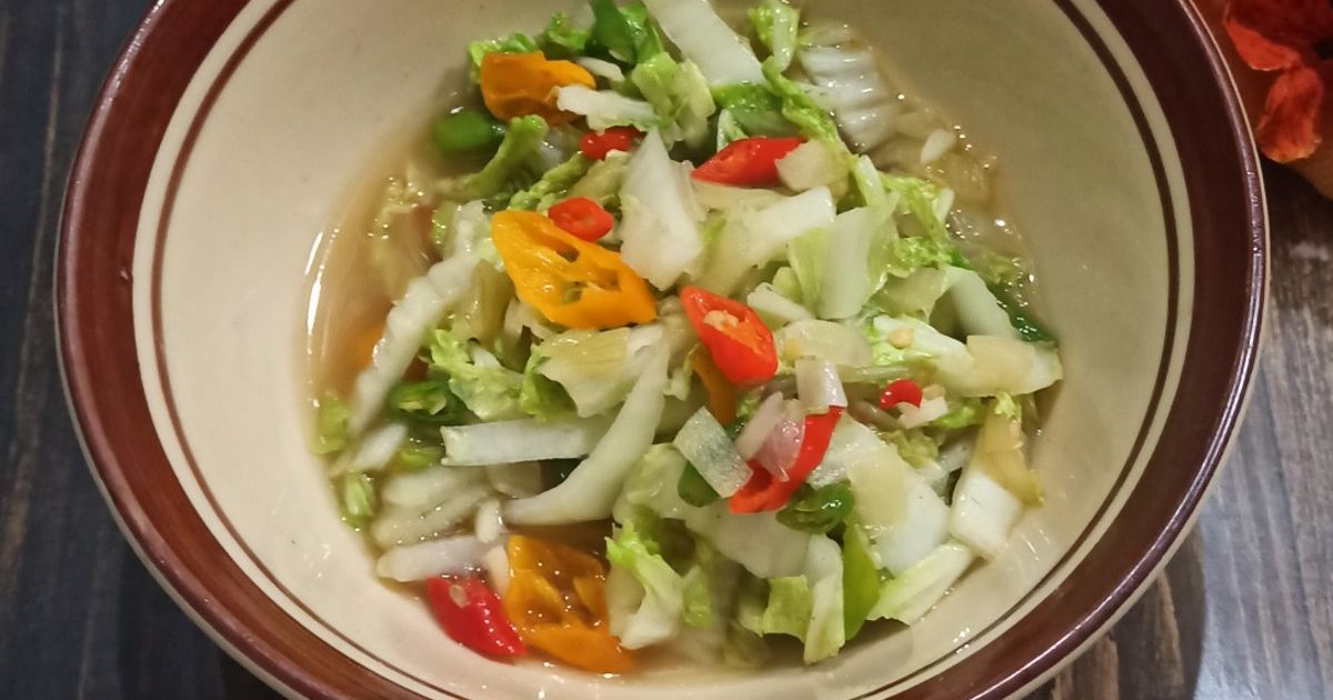 Tumis sawi pedas ala eunike