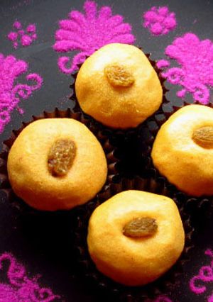 A picture of Let the Celebrations Begin - 75th Post and Besan Ladoos for Diwali.