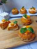 Mango Sago Choux Craquelin