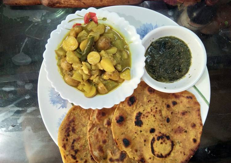 Veg aloo paratha