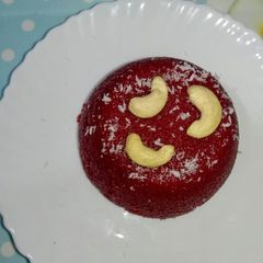 A picture of Beetroot rava halwa.