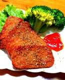 香煎肉片-新餐肉料理