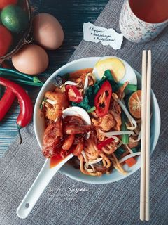 Gambar Mee Kari Sambal Udang #PhopByLiniMohd #Batch20